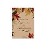 Custom Thankful Appreciation Thanksgiving Card