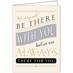 Custom There For You Greeting Card