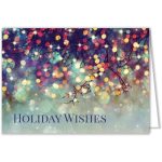 Custom Twinkling Wishes Holiday Card