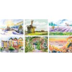 Custom Water Color Spiral Wall Calendar - 3