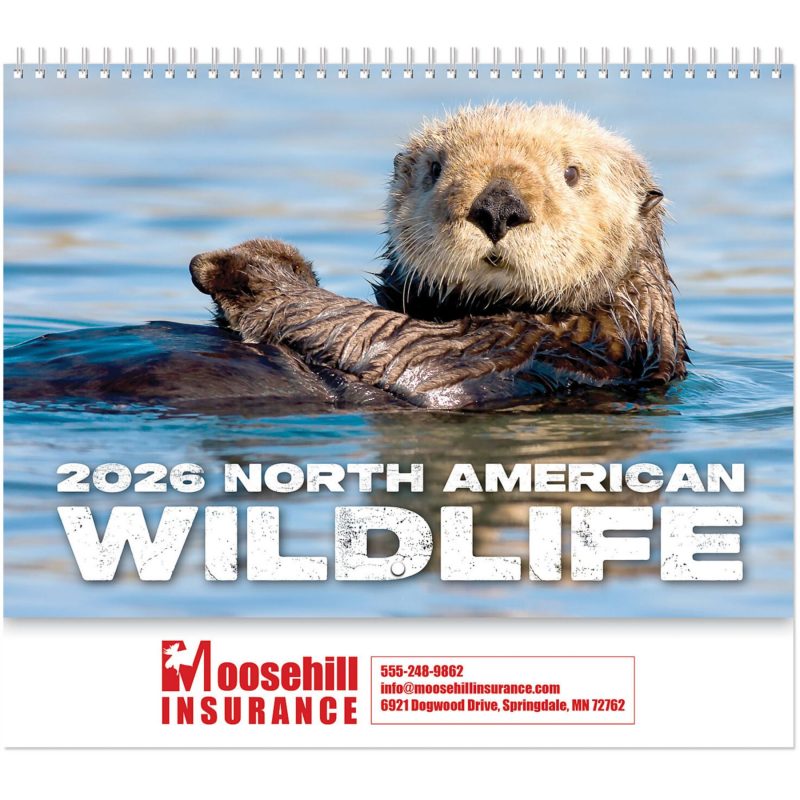 Custom Wildlife Wall Calendar Spiral - 1