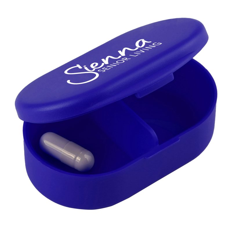 Custom Dual Compartment Pill Box - 2