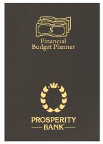Custom Financial Budget Planner/ Leatherette Cover