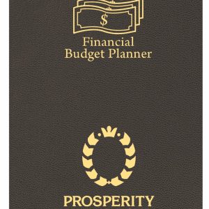 Custom Financial Budget Planner/ Leatherette Cover