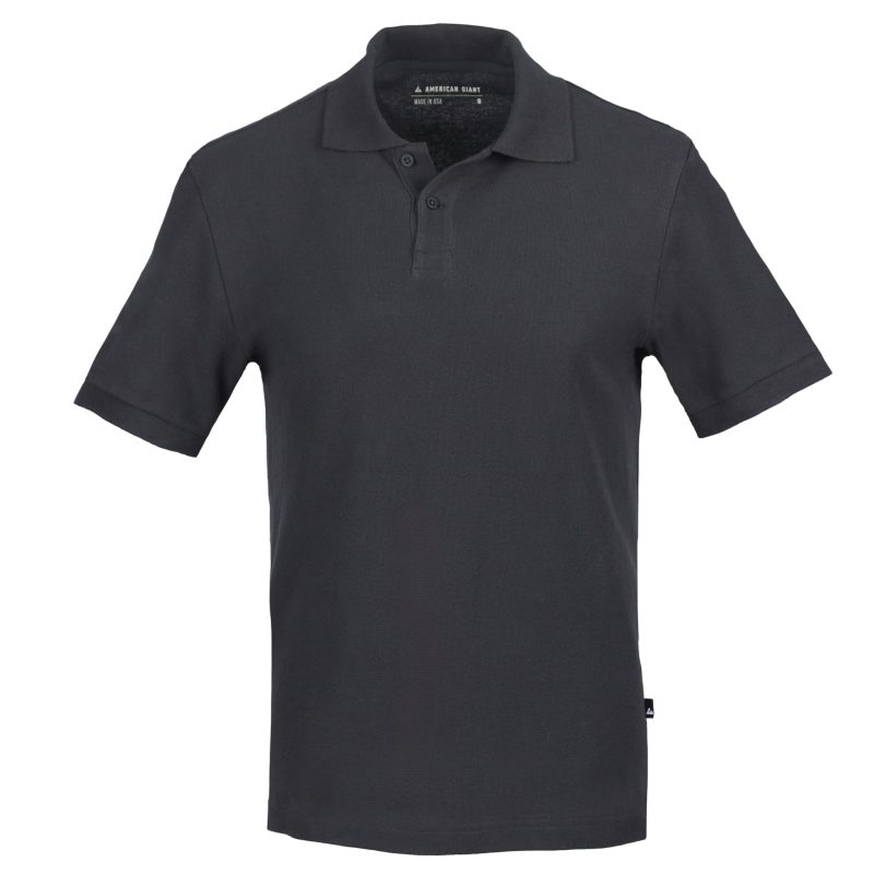Custom Men's American Giant Cotton Pique Classic Polo - 1