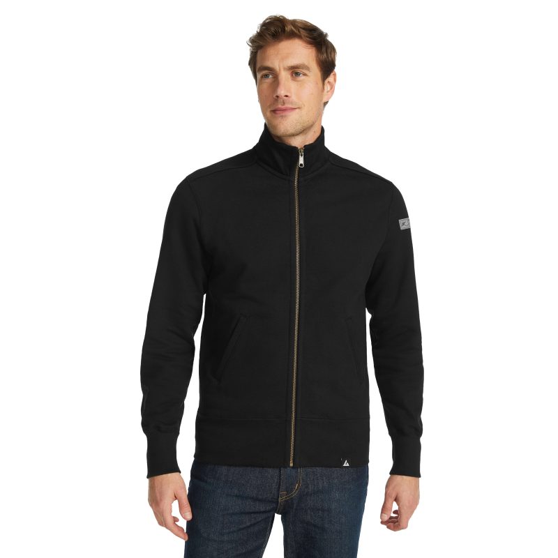 Mens-American-Giant-Moto-Full-Zip-TM18146 Custom Men's American Giant Moto Full Zip