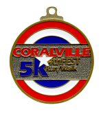 Custom Spin Cast Single-Faced Medal (3")