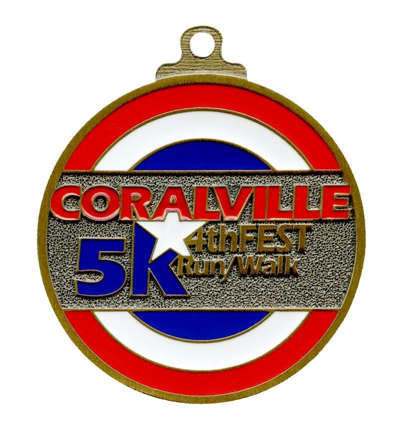 Custom Spin Cast Single-Faced Medal (3")