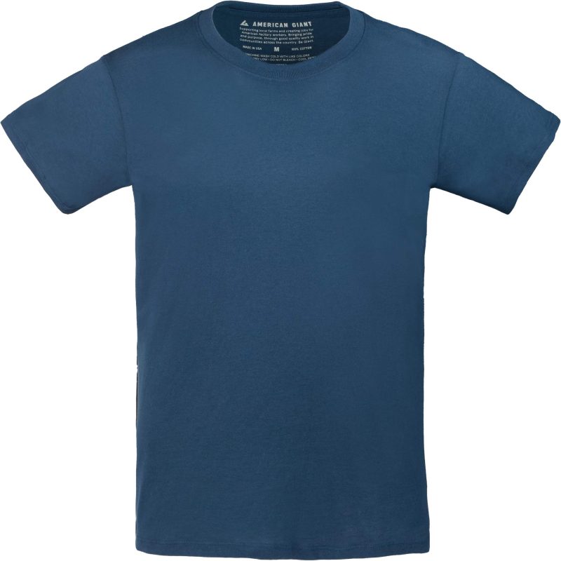 Custom Women's American Giant Cotton Crew Neck Short Sleeve T-Shirt - 9