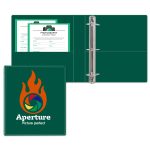 Custom 1 1/2" Classic Angle D Ring Binder