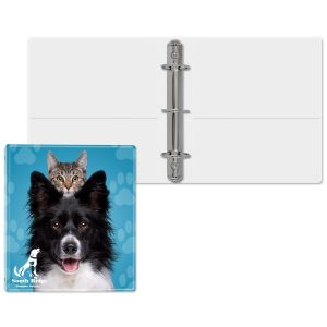 Custom 1 1/2" Classic Round Ring Binder Junior