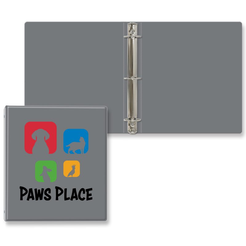 Custom 1 1/2" Express Round Ring Binder - 8