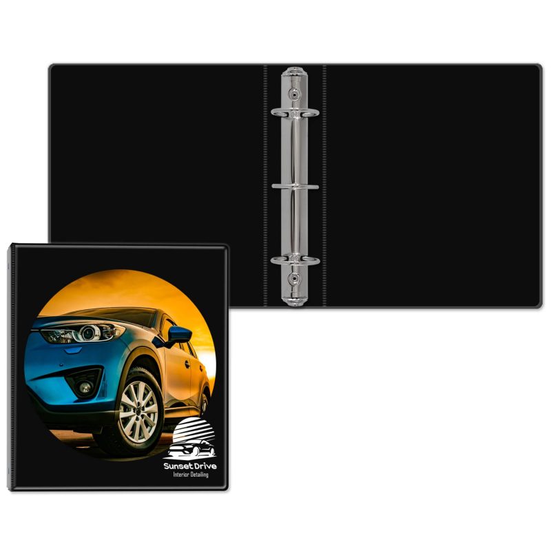 Custom 1 1/2" Express Round Ring Binder Junior - 7
