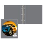 Custom 1 1/2" Express Round Ring Binder Junior - 8