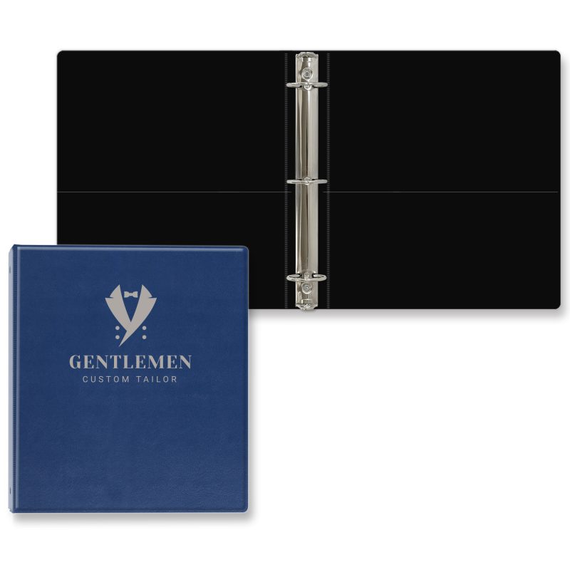 Custom 1 1/2" Signature Round Ring Binder - 5