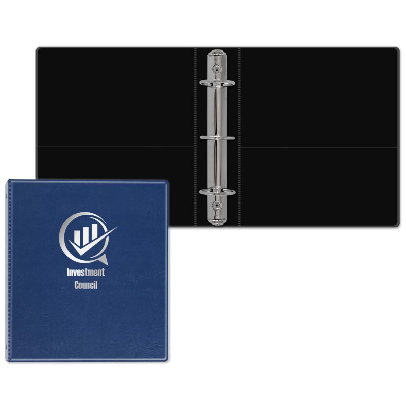 Custom 1 1/2" Signature Round Ring Binder Junior