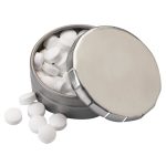 Custom 1 3/4" Small Round Push Tin with Mints - 2