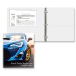 Custom 1" Classic Angle D Ring Binder