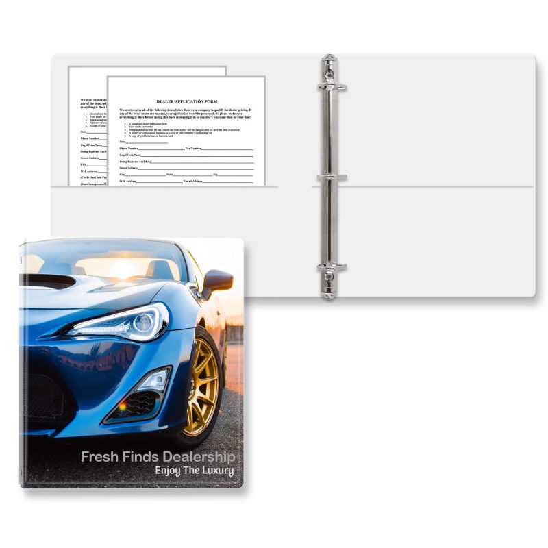 1-Classic-Angle-D-Ring-Binder-2913F20 Custom 1" Classic Angle D Ring Binder