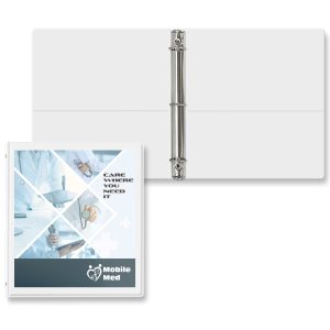 Custom 1" Entrapment Round Ring Binder