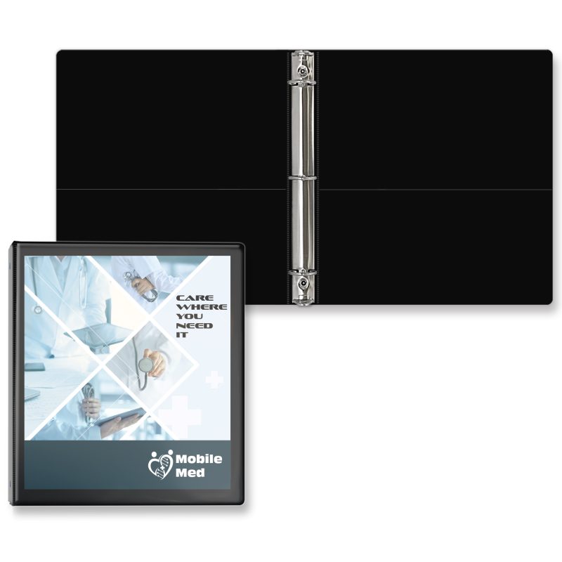 Custom 1" Entrapment Round Ring Binder - 7