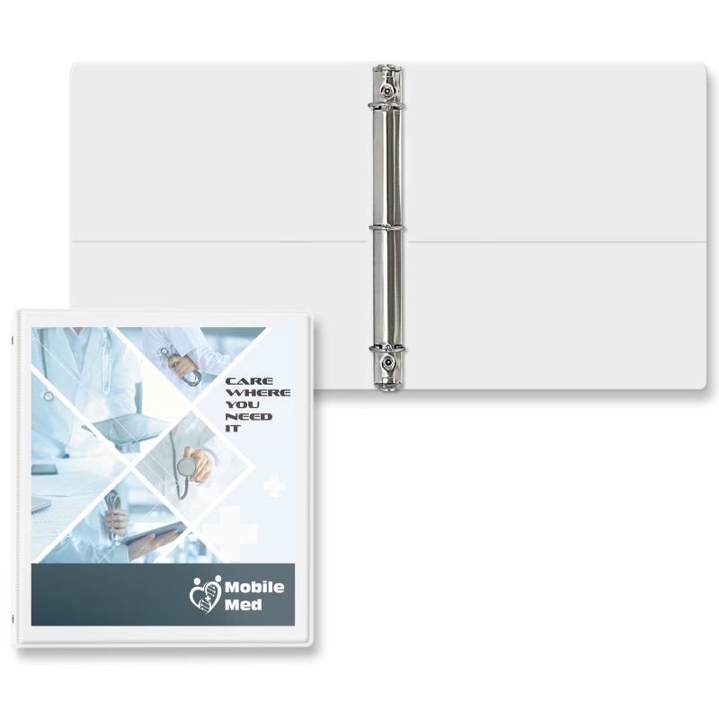 1-Entrapment-Round-Ring-Binder-2013F40 Custom 1" Entrapment Round Ring Binder