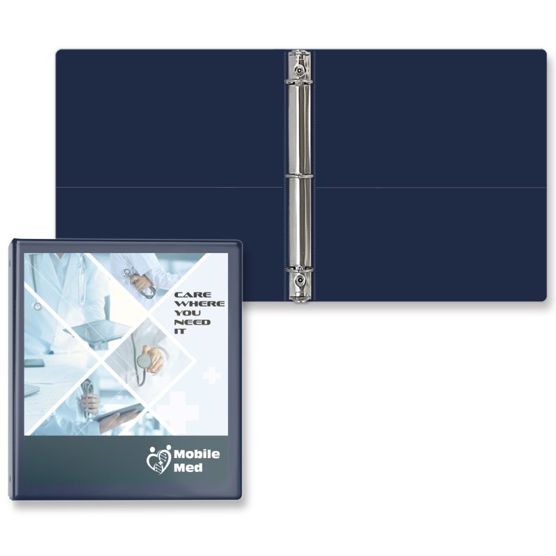Custom 1" Entrapment Round Ring Binder - 9