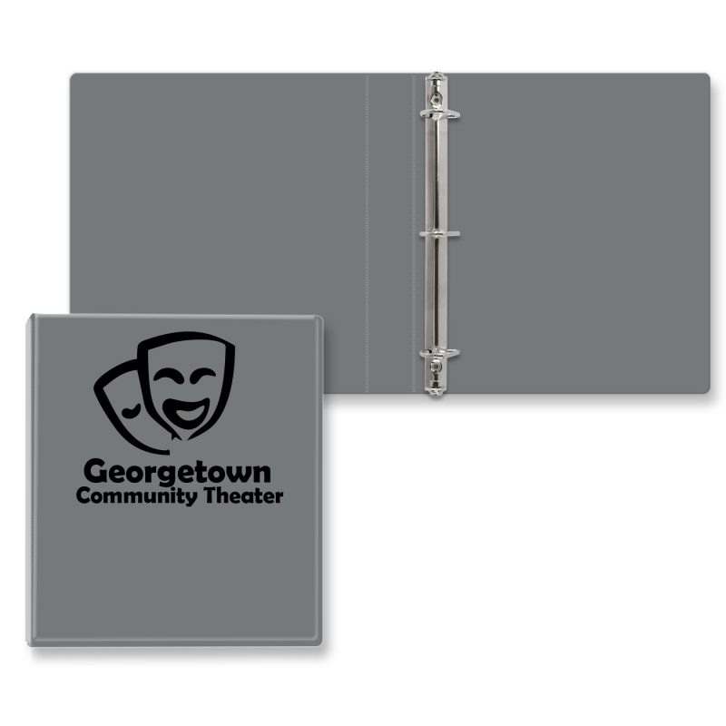 Custom 1" Express Angle D Ring Binder - 8