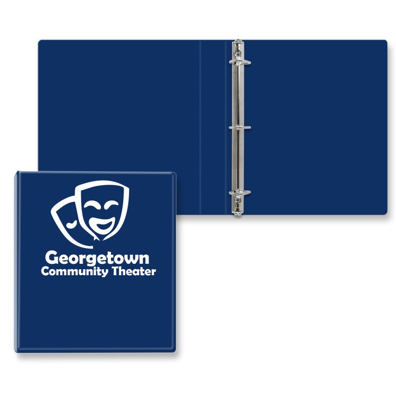1-Express-Angle-D-Ring-Binder-2913F10 Custom 1" Express Angle D Ring Binder