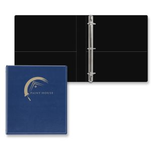 Custom 1" Signature Angle D Ring Binder