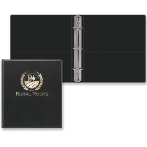 Custom 1" Signature Round Ring Binder Junior