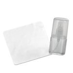 Custom 1 oz Glass/Lens Cleaner + 4" White Lens Cloth - 1