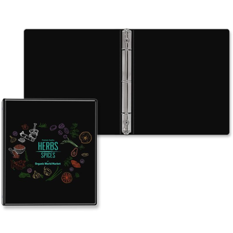 Custom 1/2" Express Round Ring Binder Junior - 7