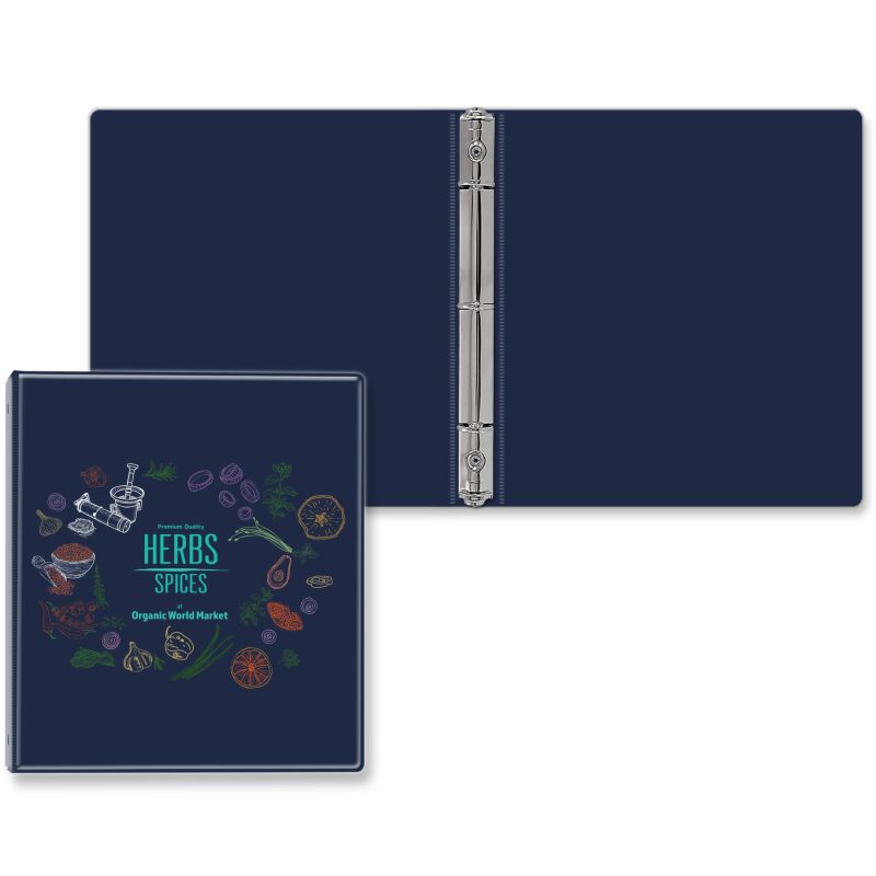 Custom 1/2" Express Round Ring Binder Junior - 9