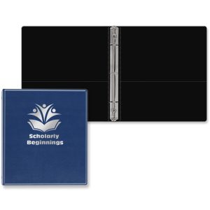 Custom 1/2" Signature Round Ring Binder Junior