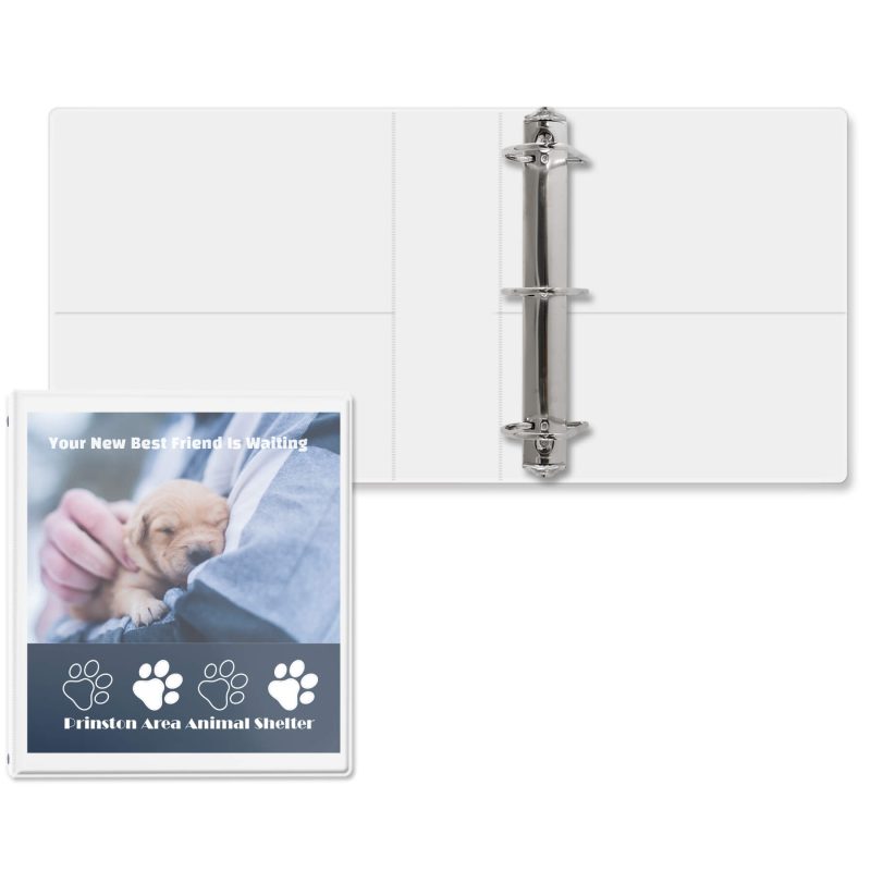 Custom 2 1/2" Entrapment Angle D Ring Binder