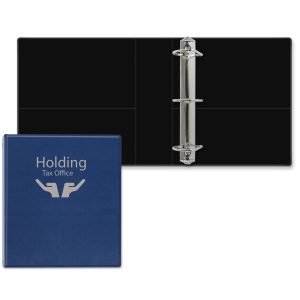 Custom 2 1/2" Signature Angle D Ring Binder