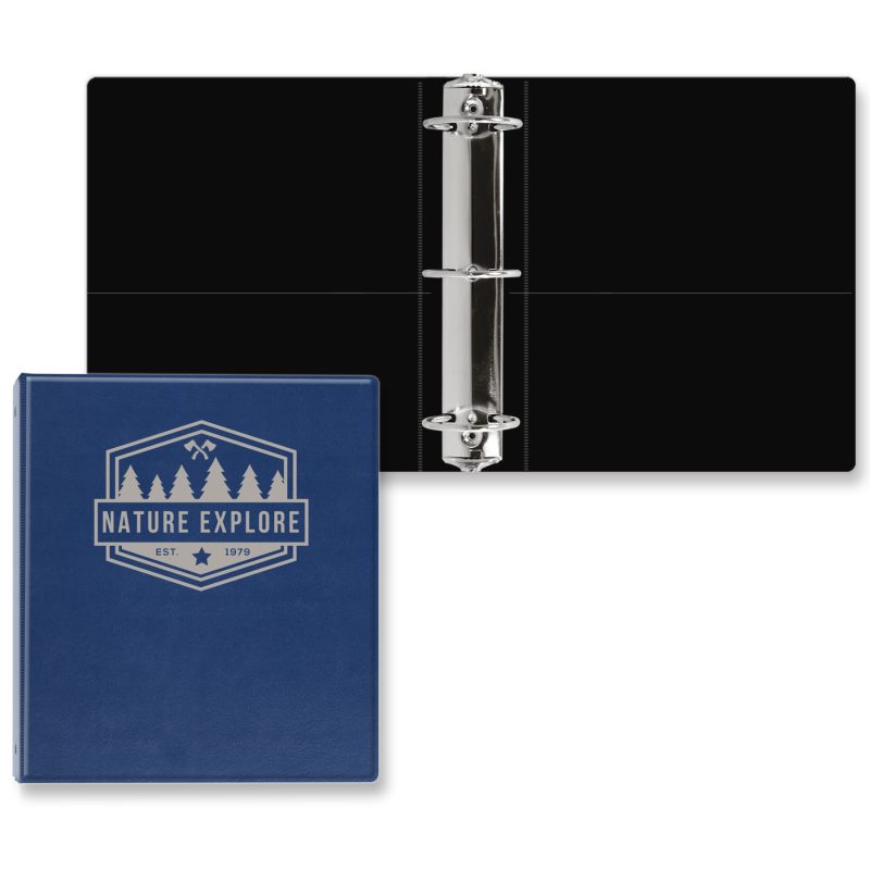 Custom 2 1/2" Signature Round Ring Binder - 5