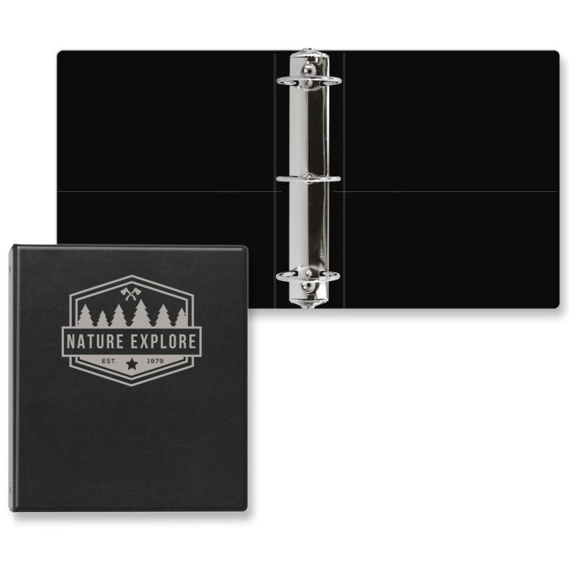 Custom 2 1/2" Signature Round Ring Binder