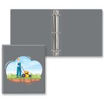 Custom 2" Express Round Ring Binder - 8