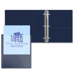 Custom 2" Overlay Angle D Ring Binder