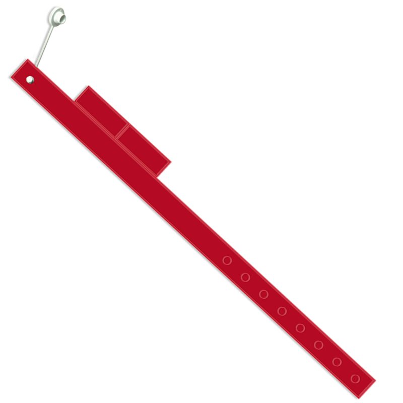 Custom 2 Tab Wristlok® Tabber™ - 8