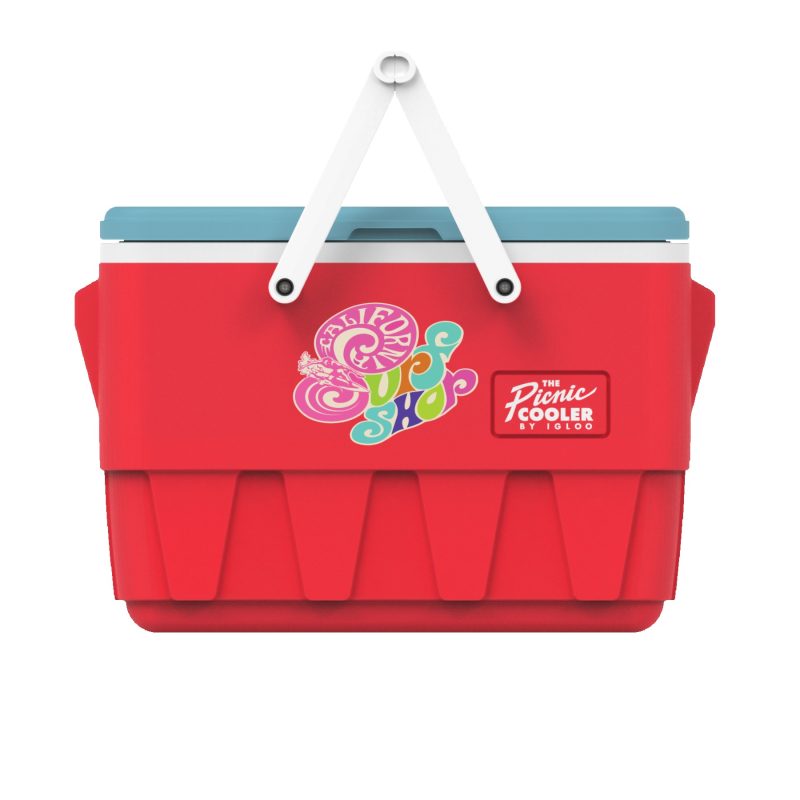 Custom 25 Qt. Igloo® Retro Picnic Basket Cooler - 2