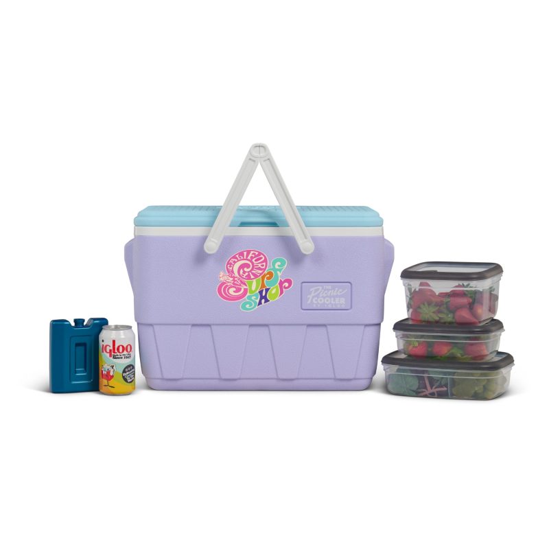 Custom 25 Qt. Igloo® Retro Picnic Basket Cooler