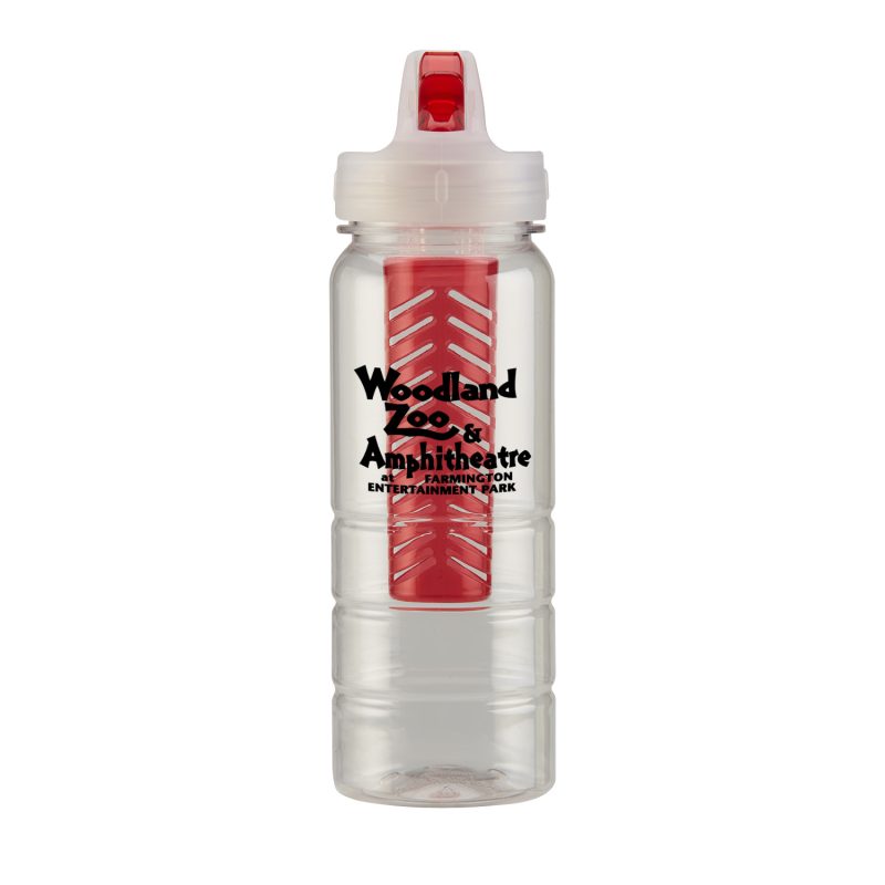 Custom 25 oz. PolySure™ Ridge Bottle with Infuser - 2