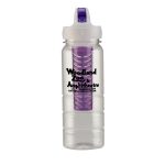 Custom 25 oz. PolySure™ Ridge Bottle with Infuser - 5