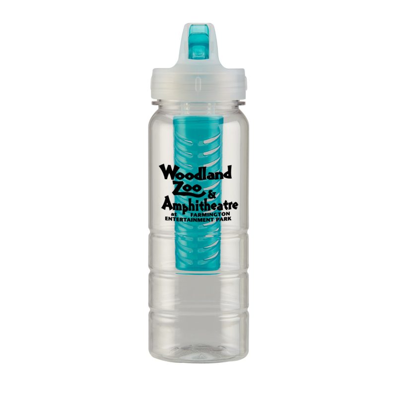 Custom 25 oz. PolySure™ Ridge Bottle with Infuser - 6