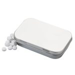 Custom 3 3/4" x 2 3/8" Large Rectangular Hinged Tin with Mints - 7