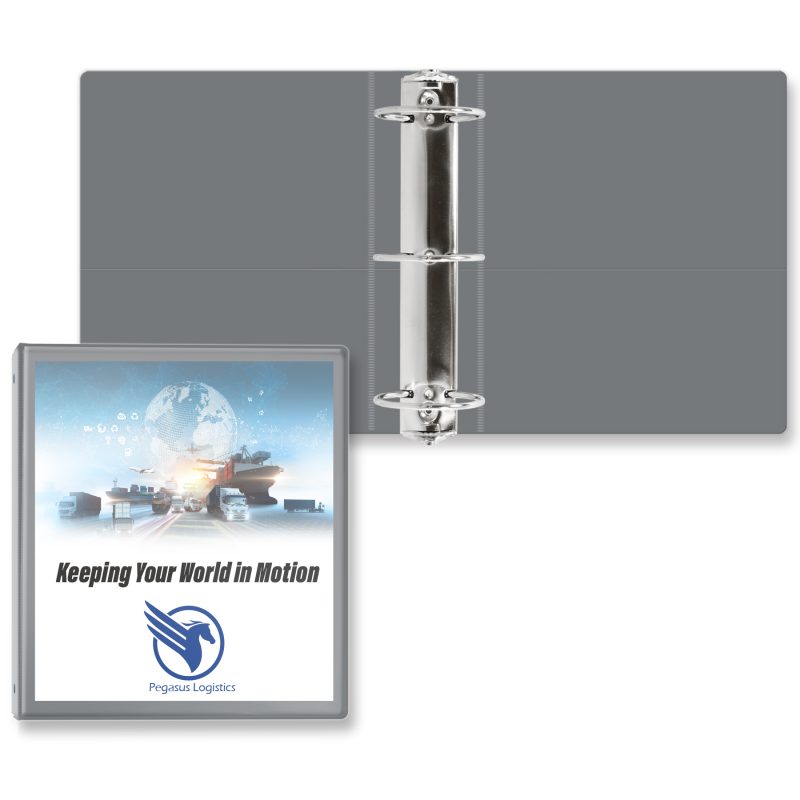 Custom 3" Entrapment Round Ring Binder - 8