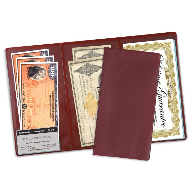 Custom 3-Pocket Policy Wallet - 1